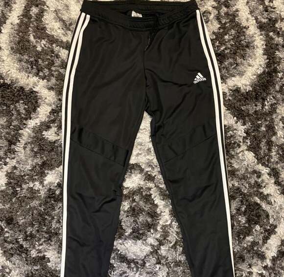 Adidas Other - Adidas Tiro 19 ClimaCool Black Tapered 3-Stripe Training Track Pants